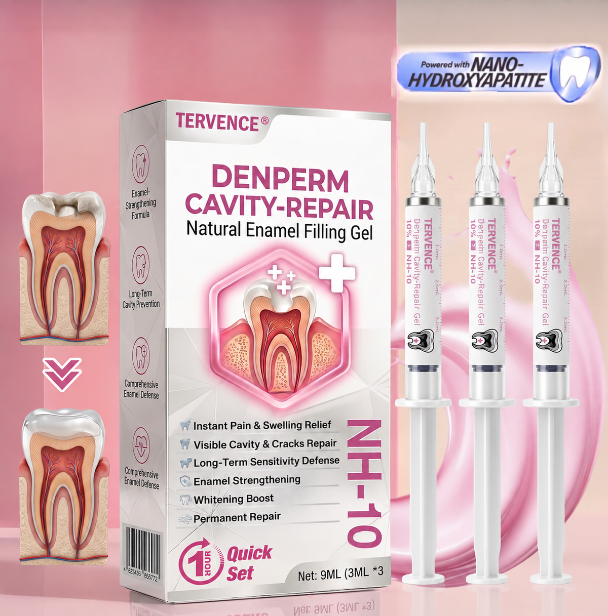 Clear Vita® Enamel Care Nano-Hydroxyapatite Gel