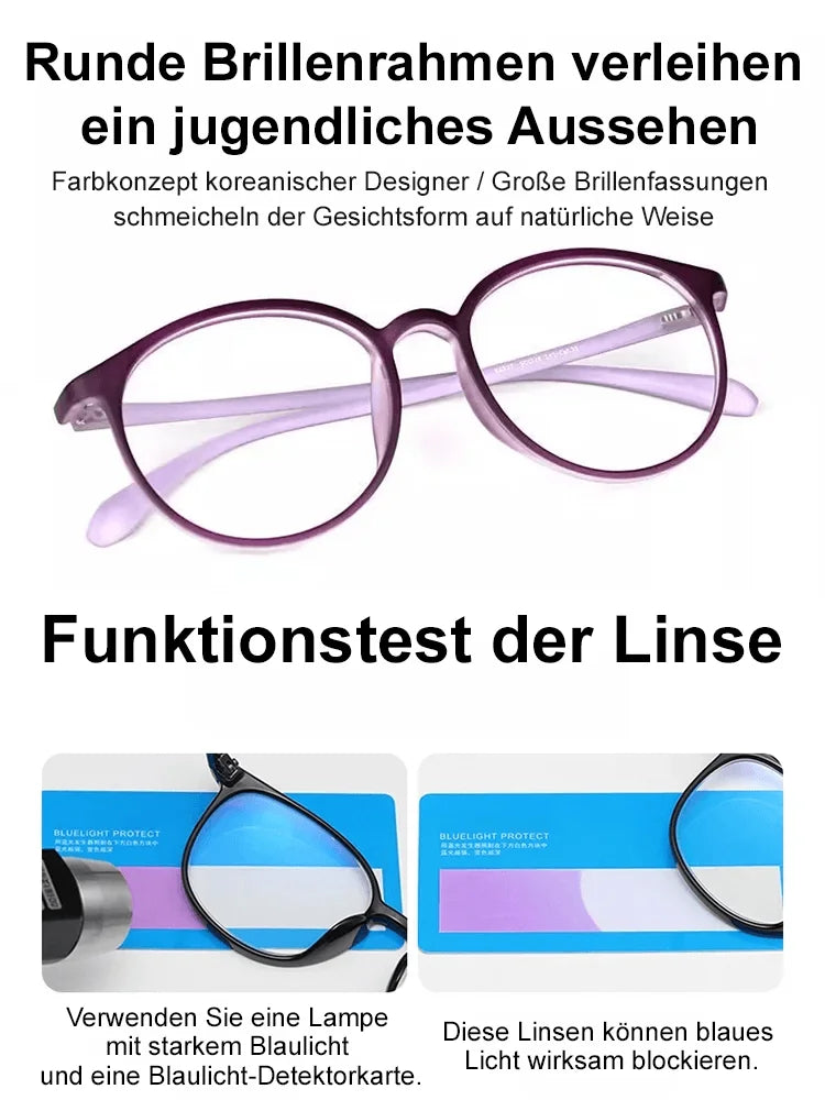 ZOom - Blaulichtfilterbrille mit Autofokus für Nah- und Fernsicht.