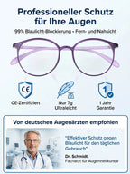 ZOom - Blaulichtfilterbrille mit Autofokus für Nah- und Fernsicht.